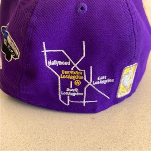Lakers New Era Fitted Cap Size 7 - Picture 5 of 13